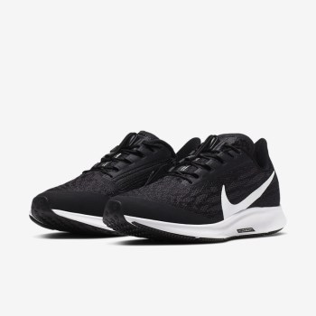 Nike Air Zoom Pegasus 36 FlyEase - Női Futócipő - Fekete/Szürke/Fehér